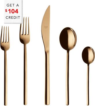 Mepra 20Pc Flatware Set With $104 Credit