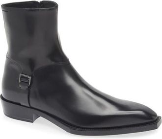 Stuart Weitzman Cavalry Snip Toe Boot in Black at Nordstrom, Size 10.5