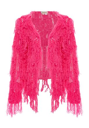 Izia Gehaakt jasje Dames roze