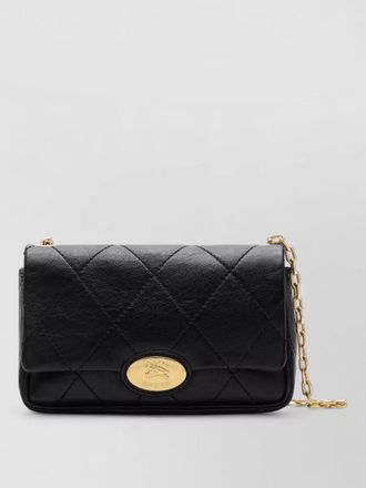 Burberry strand leather clutch bag