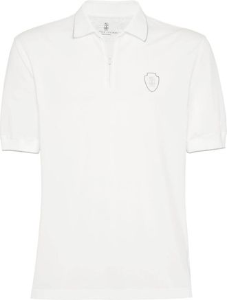 Brunello Cucinelli Cotton Logo-tennis Polo Shirt