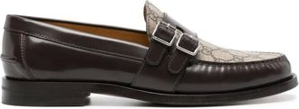 Gucci Loafers, male, Brown, 8 UK, GG Buckle Loafers
