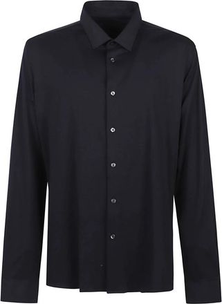 Roberto Ricci Design Formele Overhemden - Heren - Zakelijke Overhemden - Blauw - 2XL - Overhemden