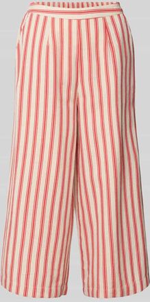 Vila Stoffhose aus Viskose-Mix im Allover-Look Modell PRISILLA in Rot, Gr&ouml;&szlig;e 34