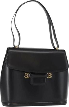 Bally Pre-owned Handbags, female, Black, Size: ONE SIZE Pre-owned Leather Shoulder Bag