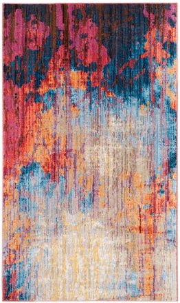 Safavieh Alfombra poli&eacute;ster blu/rosso 122 x 183 cm
