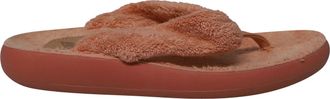 Ancient Greek Sandals Charisma Terry Flip-Flops in Pink Leather