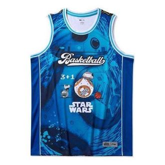Li-Ning x Star Wars BadFive Basketball Jersey Blue Multi AAYQ241-4
