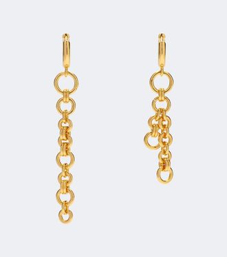 D&eacute;hanche D&eacute;hanche Revenge asymmetric chain drop earrings