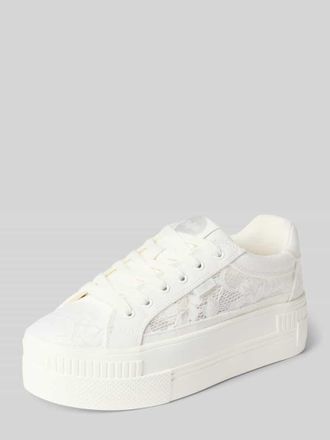 Buffalo Sneaker mit Plateausohle und Spitze Modell PAIRED BLOOM in Weiss, Gr&ouml;&szlig;e 39