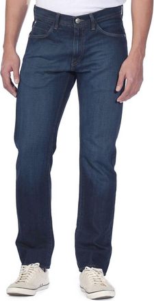 Agave Denim Mens Pragmatist Classic Straight Jeans In Sandspit Supima Dark