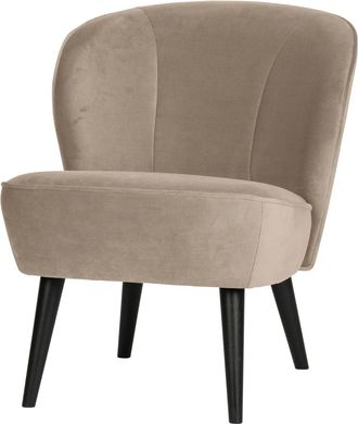De Eekhoorn Design Sessel Sarah, Samt Beige