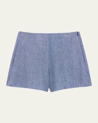 Theory Relaxed Denim Shorts