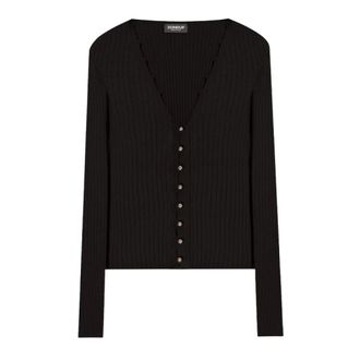 Dondup Cardigans, female, Black, Size: S Cardigan