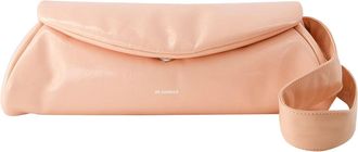 Jil Sander Cannolo Grande Padded Hobo Bag - Jil Sander - Leather - Peach Pearl