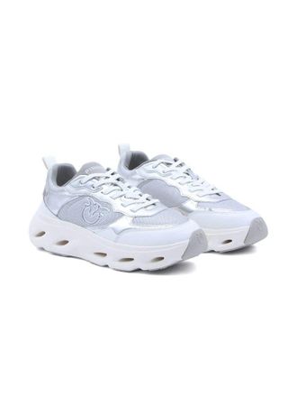 Pinko Womens Sneakers Silver Footwear - Sports