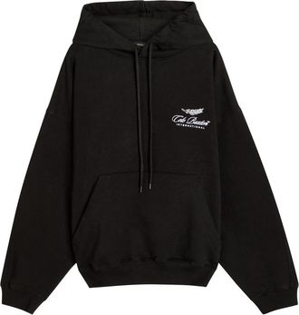 Cole Buxton Hooded Cotton Sweatshirt - Black - XL