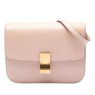 Celine Pre-owned Classic Box Bag - Dames - Pre-owned - Roze - Maat: ONE Size Leer