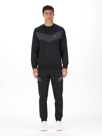 Luke 1977 Mens Casa Vieja Tracksuit in Black - Size X-Small