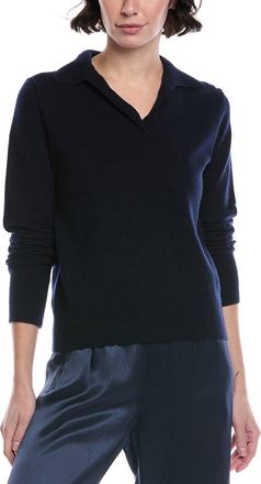 Vince Wool & Cashmere-Blend Polo Shirt