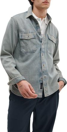 Rag & Bone Infuse Denim CPO Overshirt in Mrrik at Nordstrom, Size Xx-Large