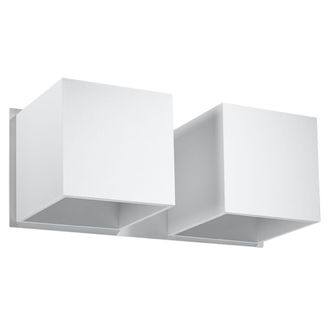 Sollux Lighting L&aacute;mpara de pared blanco aluminio alt. 11 cm