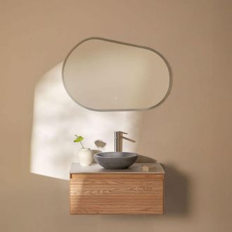 Sklum Conjunto De Mueble De Ba&ntilde;o En Madera De Fresno Tedrik Sklum