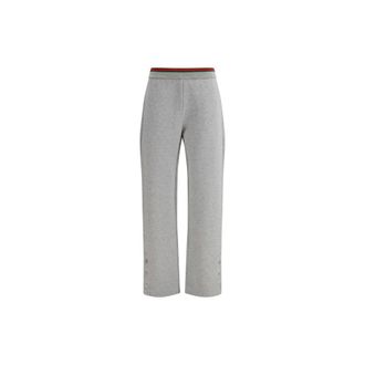 Gucci Dames, Broeken, Grijs, Maat: XS Katoen