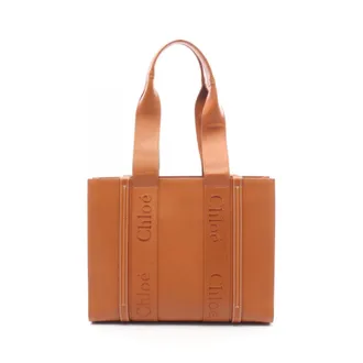 Chlo&eacute; Brown Leather Handbag Tote Bag (Pre-Owned)