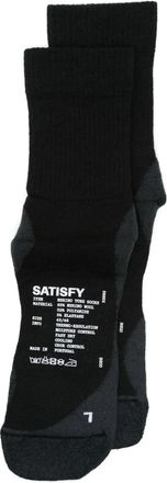 SATISFY Calzini con logo - Nero