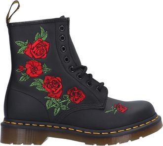 Dr. Martens Enkelboot met veters - Dames - Veterlaarzen - Zwart - 37 EU - Leer - Schoenen