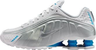 Nike Mens Nike Shox R4 White / Metallic Silver AR3565-105