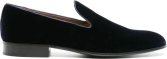 Gianvito Rossi Klassieke Loafers - Heren - Loafers - Blauw - 43 EU - Leer - Schoenen