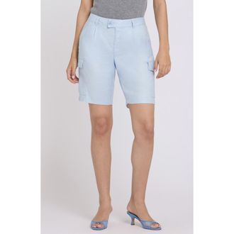 NYDJ Cargo Bermuda Shorts in Blue Clover at Nordstrom, Size 16
