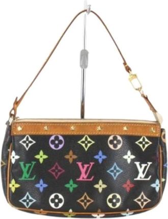 Louis Vuitton Pre-owned Shoulder Bags, female, Multicolor, Size: ONE SIZE Pre-owned Canvas Shoulder Bag