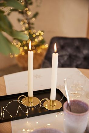 Leonique Kerzenhalter »Stabkerzenhalter Adaliz« aus Metall, mit dekorativem Henkel