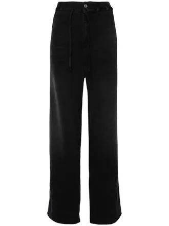 Isabel Marant Jeans Jordy dritti a vita alta - Nero