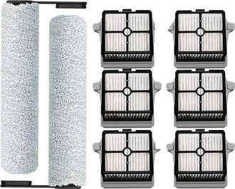 OEM Cepillo De Rodillo, Compatible Con Tineco Floor One S7 Pro / S6, Filtro Reutilizable, 8 Piezas-1