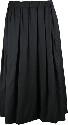 Fabiana Filippi Long Pleated Skirt - Black