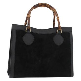 Gucci Pre-owned Vintage Tote Bag - Dames - Vintage Handtas - Zwart - ONE Size - Leer - Vintage