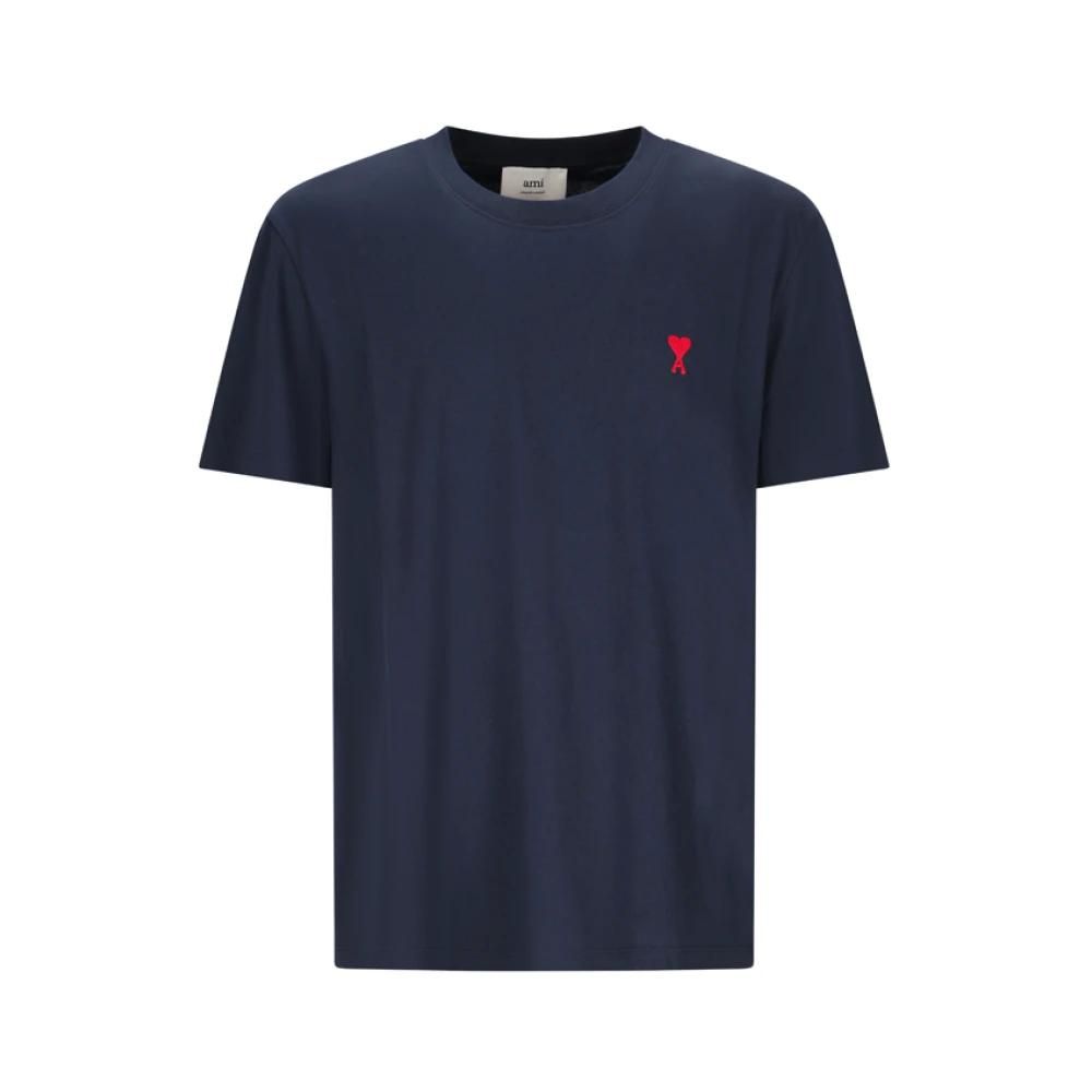 BOSS Herren T-Shirt 'Thompson 01' – Baumwoll-Jersey, Regular Fit, Mit Logo-Detail, Kurzärmlig, Dunkelblau