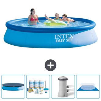 Intex Piscina Easy Set Redonda - 396x84 Cm - 7-piezas Scb1