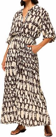 Misa Ilona Skirt In Abstract Geo