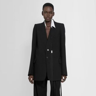 Ann Demeulemeester Brushed Wool Light Grabi&euml;lle Collarless Jacket