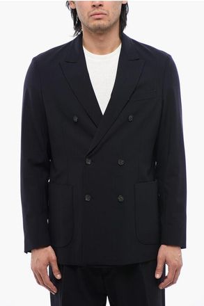 Altea Technical Wool CIRO Blazer with Double Breast size 52