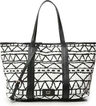 V&deg; 73 Beth Tote Bag - Dames - Shoppers - Veelkleurig - ONE Size - Katoen - Tassen