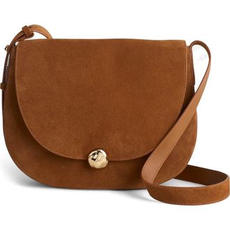 Madewell The Dakota Large Saddle Bag in Aged Cognac at Nordstrom Rack