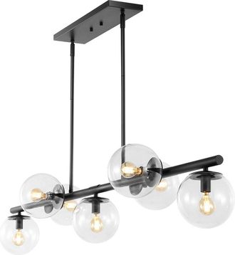 Jonathan Y Designs Jonathan Y Luca Parisian 53In 7-Light Globe Linear Led Pendant