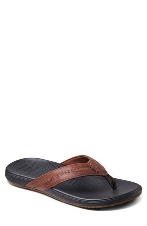 Reef Cushion Phantom 2.0 Flip Flop in Black/brown at Nordstrom, Size 10