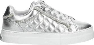 Guess Gratea Sneaker - Dames - Sneakers - Grijs - 36 EU - Leer - Schoenen